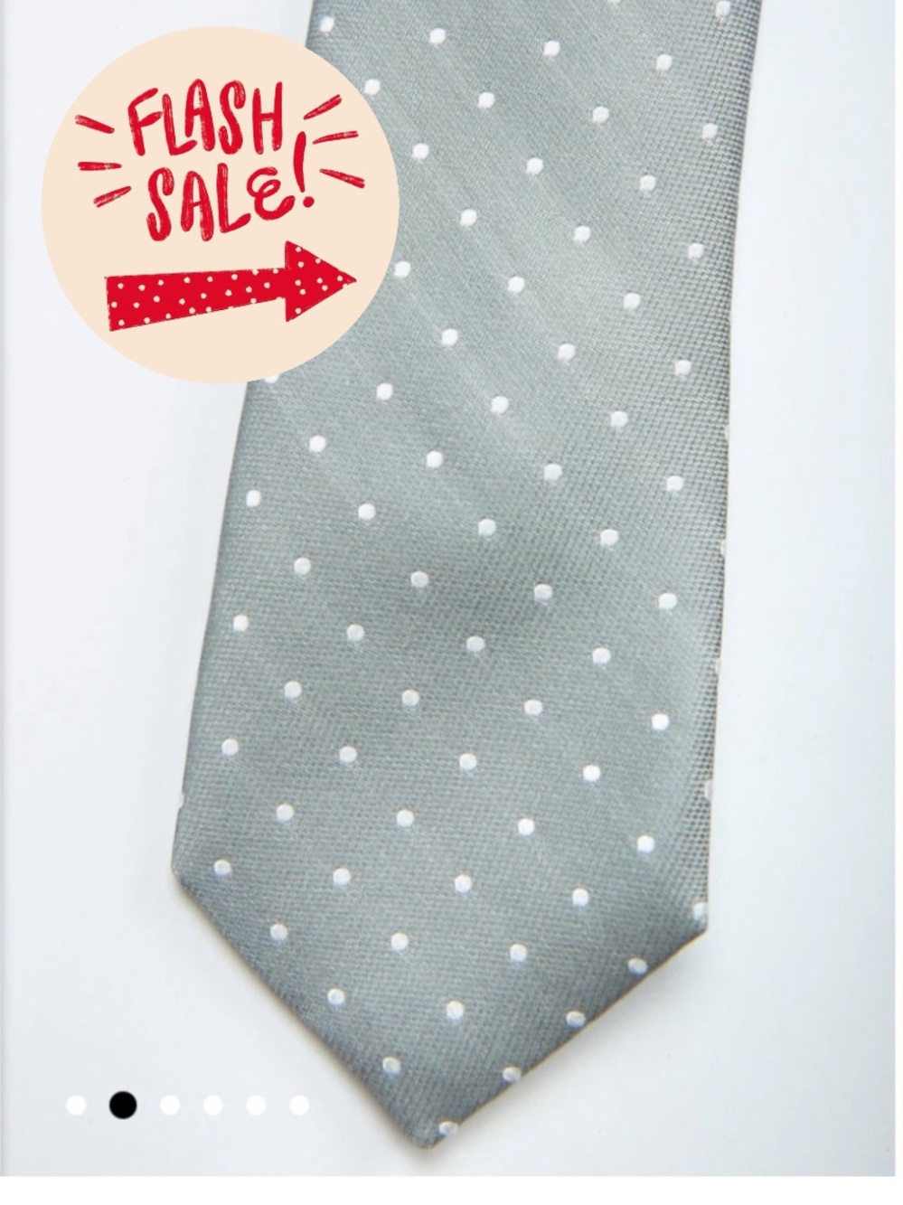 The Tie Bar Wedding Sage Green Polka Dot Men’s Tie NWT